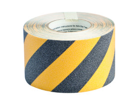 Лента антискольжения Brady anti-skid,черно- 1, желтая, 100x18000 мм, Рулон