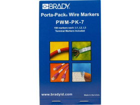 Маркеры кабельные Brady pwm-pk-7