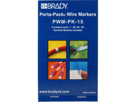 Маркеры кабельные Brady pwm-pk-15