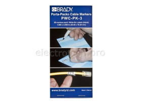 Маркеры кабельные Brady pwc-pk-3