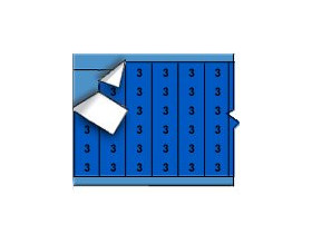 Маркеры кабельные Brady wm-4-bl