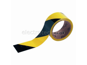 Лента маркировочная напольная Brady прочная для разметки,черно- 1, желтая, 50x16500 мм, b-950, Самоклеющийся, Винил, Рулон