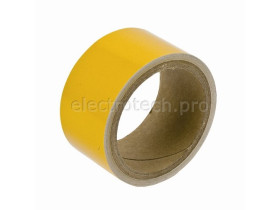 Cветоотражающая лента Brady для разметки стен и пола, полиэстер, желтая, 50 мм × 4,5 м