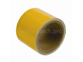 Cветоотражающая лента Brady для разметки стен и пола, полиэстер, желтая, 75 мм × 4,5 м