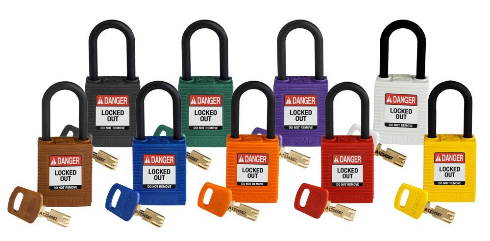 Замки безопасности BRADY Safekey